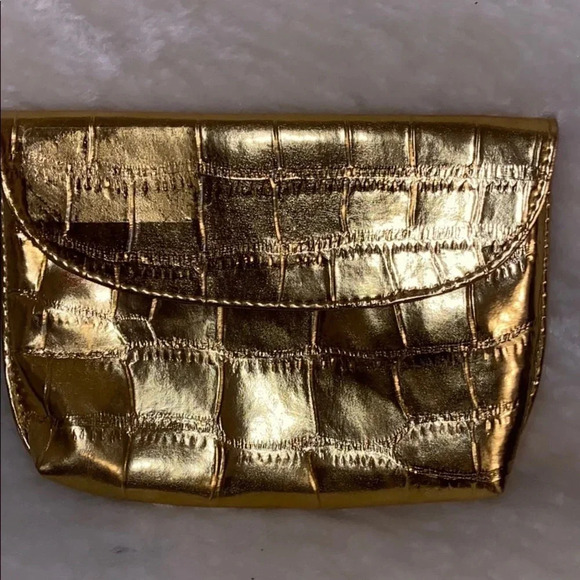 Estée  Lauder shiny croc faux leather makeup pouch - Picture 6 of 9